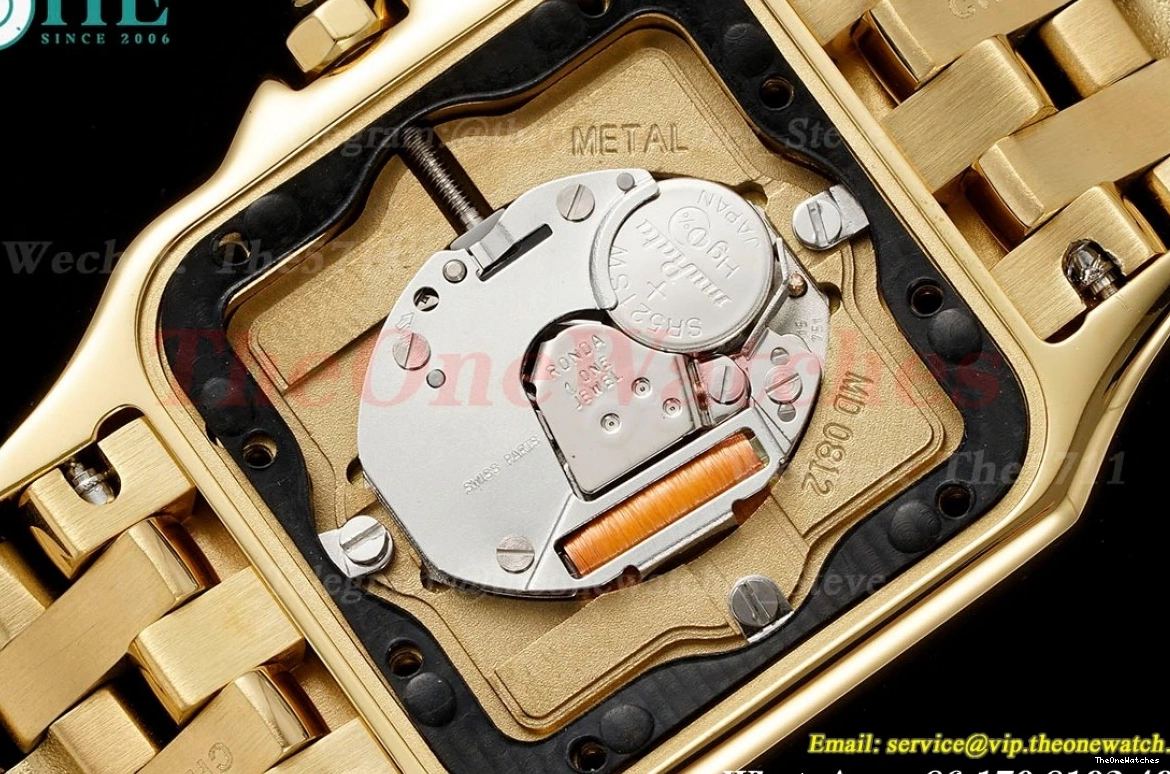 Ladies Dial Secrete Panthere YG YG AF Dia Mop Quartz 27mm De 0426